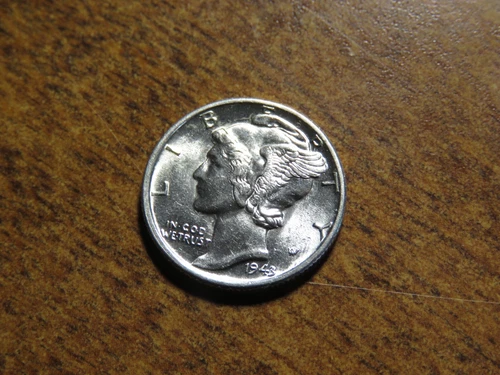 1943-P Mercury Silver Dime Lustrous Superb Gem BU++ C7