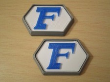 2x Mini Captain Future Logo - Magnes na lodówkę ok. 4,5 x 3,0 cm Capitaine Flame