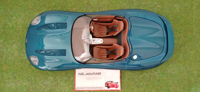 1/18 Jaguar XK180 verte vintage modèle de voiture