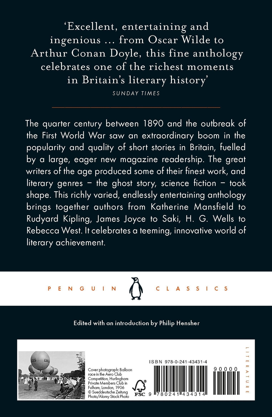 Thumbnail - The Goden Age Of British Short Stories 1890-1914 | Philip Hensher |