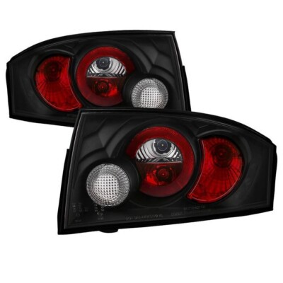 For Audi TT 00-06 Euro Style Tail Lights - Black Rear Lights Spyder 5000408