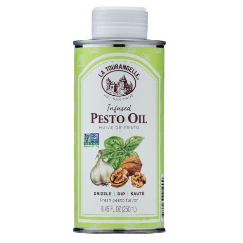 La Tourangelle Pesto Oil Drizzle onto Pasta and Salads Dipping 8.45 Fl Oz - Picture 1 of 11
