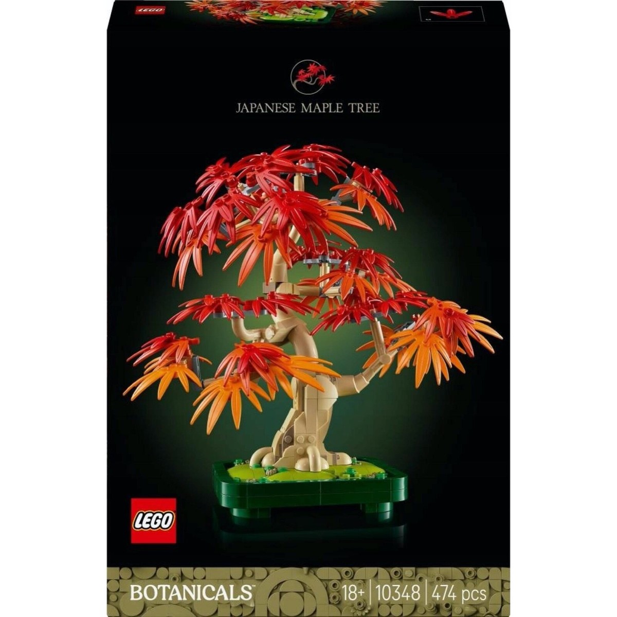 LEGO Botanicals 10348 Japanese Red Maple Bonsai Tree 474 pcs
