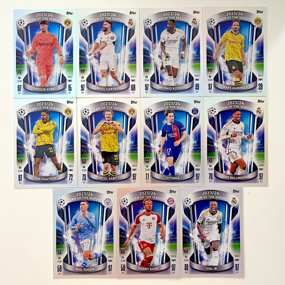 topps メモリアルカード　16/25 Topps Match Attax CL Extra 24/25 No. 257 Benjamin Sesko