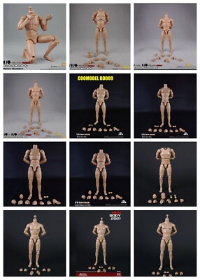 1/6 Scale Male Action Figure Body 12inch Super Flexible Seamless Strong ...