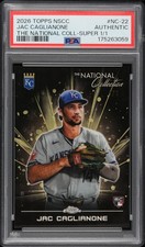 Marketplace image: 2026 Topps National NSCC Jac Caglianone Superfractor 1/1 PSA Authentic Royals