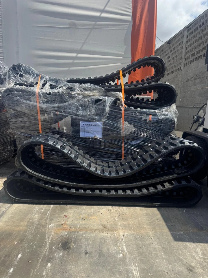 Pista de goma 18" 450 x 86 x 52 C-Lug se adapta a Bobcat se adapta a New Holland se adapta a Cat Foto 4 de 4