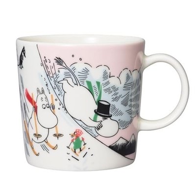 Moomin by Arabia 2023 Winter Seasonal Mug Sliding 10oz Collectible Mug Brand New