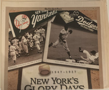 New York Times Glory Days of New York Baseball 1947-57 Reprint Yankees Dodgers