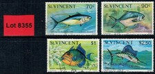 Lot 8355 - Saint Vincent – 1975/78 Marine Life part definitive set imprint 1976