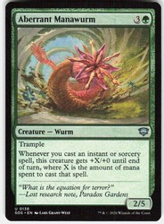 Aberrant Manawurm #138 Secrets of Strixhaven Uncommon NM