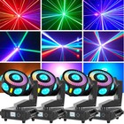 200W 3-Axis Laser Moving Head Light Rgbw Stage Lighting 7Led Dmx Beam Disco Dj