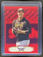 2025 Topps Stadium Club Michael King Red Foil #128 Padres