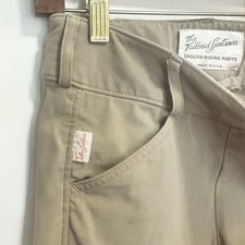 THE TAILORED SPORTSMAN Riding Breeches Trophy Hunter Equestrian Sz 12 Long Flaws