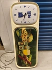 Vintage MILLER LITE Beer Display Sign Light Up Large Bar Back Handing Wall Sign