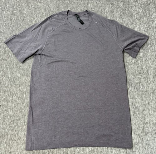 Lululemon Shirt Men S Gray Metal Vent Tech Tee Short Sleeve Gym Performance p