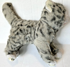 Steiff Cat Whiskas Gray Plush Original Ear Tag 074622 stuffed Animal 13"