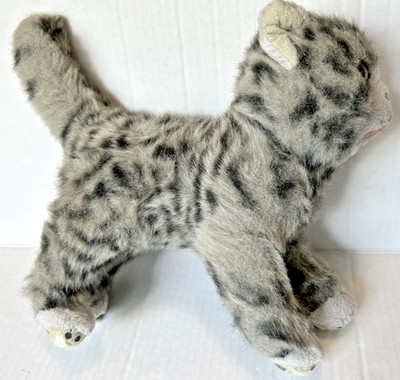 Steiff Cat Whiskas Gray Plush Original Ear Tag 074622 stuffed Animal 13''