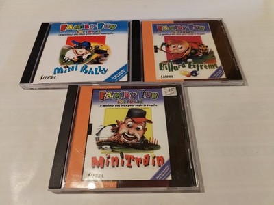 PC Spiel Family Fun Software Mini Rally + Billard Extreme + Mini Train