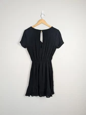 Abercrombie & Fitch Dress Womens Small Short Sleeve Ruffle Mini Flowy Casual