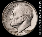 1958-D Silver Roosevelt Dime - Scarce  Better Date  No Reserve  #K1159