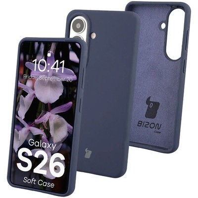 Handyhülle für Galaxy S26 Bizon Case Cover Schutzhülle Etui Hülle Dunkelblau