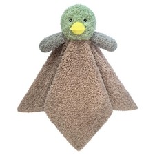 Soft Plush Baby Duck Security Blanket  18-Inch Lovey for Infants Toddlers