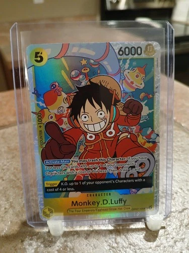 One Piece TCG Monkey D. Luffy SR English OP07-109 Super Rare