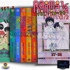 Ranma 1/2 manga inglese vol 19-38 set completo 2 in 1 serie classica fumetti nuovo