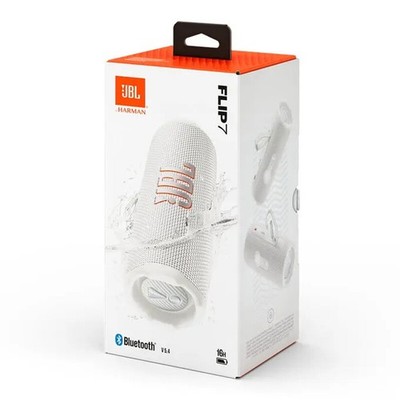 JBL Flip 7 tragbarer Bluetooth-Lautsprecher weiß  Blitzversand 