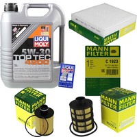 Inspektionskit Filter Liqui Moly ÖL 5L 5W-30 FüR Suzuki SX4 Gy 2.0 Ddis 4X4