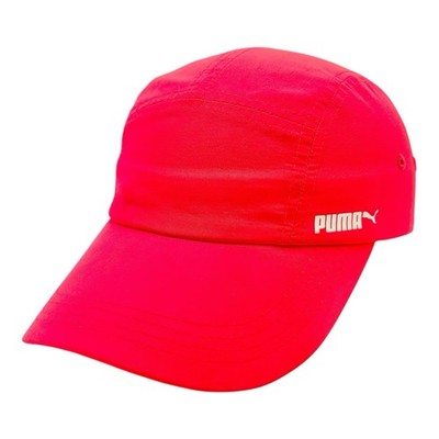Puma Hat Cap Strap Back One Size Neon Red Lightweight Running