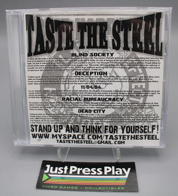 Taste The Steel   Demo 2006 CD Very Rare Erie PA Beatdown Hardcore PAHC