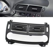 Center Console Air Vent Outlet Cover, Dashboard Air Conditioning AC Grille Black
