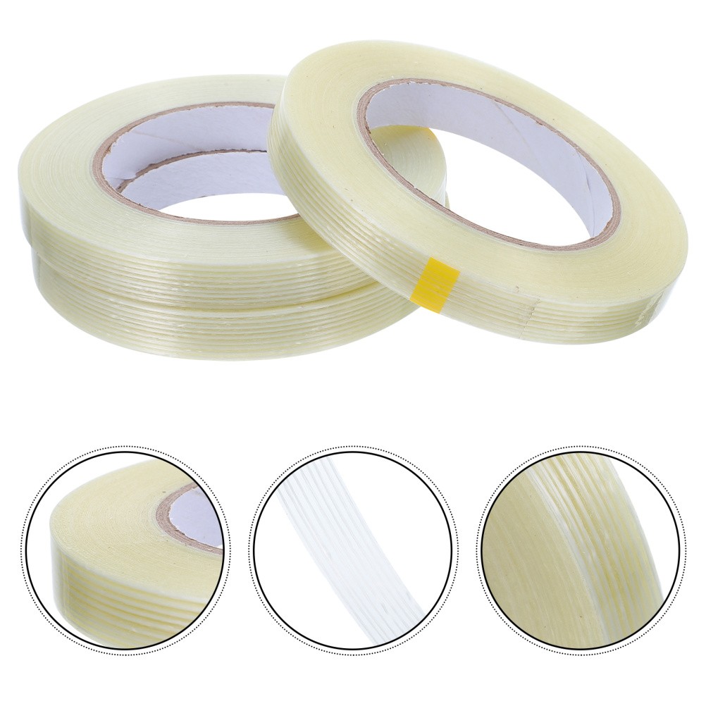 3 Pcs Construction Tape Fibreglass Fabrics for Textile Use Fiberglass Mesh