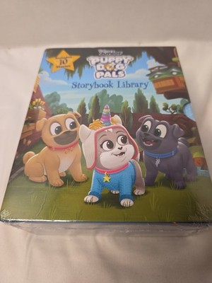 DISNEY JUNIOR PUPPY DOG PALS STORYBOOK LIBRARY Boxed Set 10 HB Books Brand New 