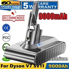 9.5Ah For Dyson V7 Battery Replacement Battery SV11 Battery V7 Trigger 968670-06