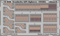 Eduard Accessories 73038 - 1:72 Seatbelts Ijn Fighters Steel - ÄTzsatz - Neu