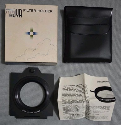 Vintage Hoya 52mm Filter Holder & Case - Boxed - Rare