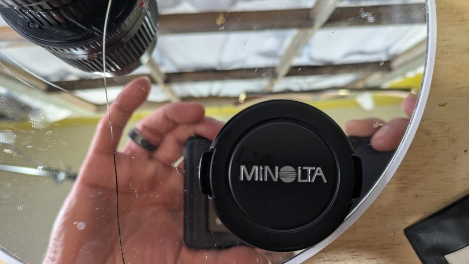 Minolta MD 135 mm F3,5 con montaje Minolta SRT-MD con estuche Foto 3 de 4