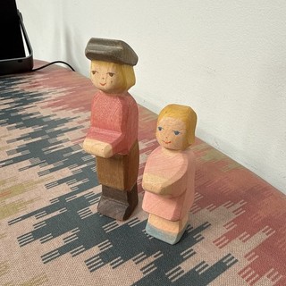Ostheimer Son & Daughter set of wooden toys