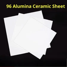 96% Alumina Ceramic Plate Sheets Insulation High-temperature Resistance