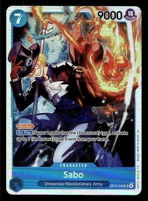 One Piece TCG Adventure on Kami's Island #OP15-046 Sabo