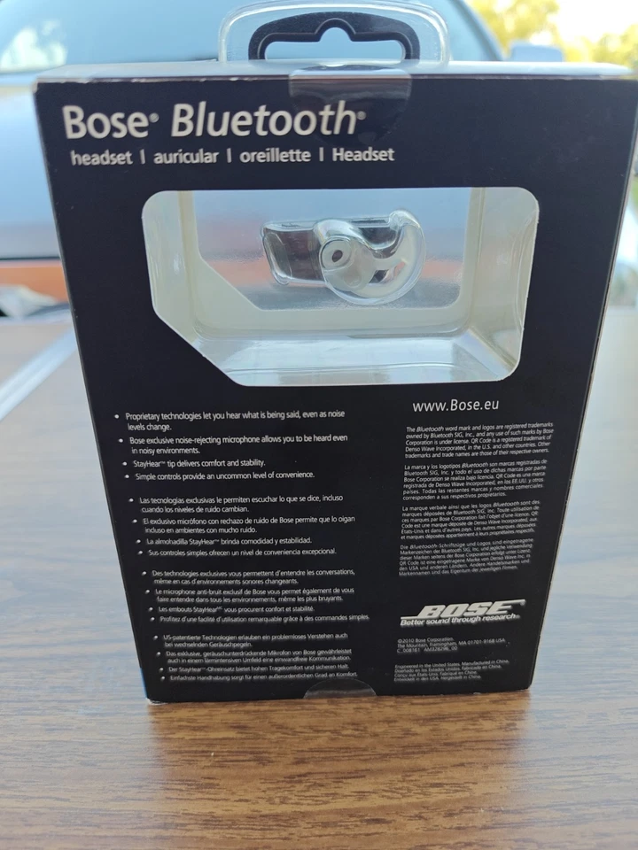 New Bose Bluetooth Headset 1st Gen R Right Ear Bud Noise Reject Mic - Image 3 of 4