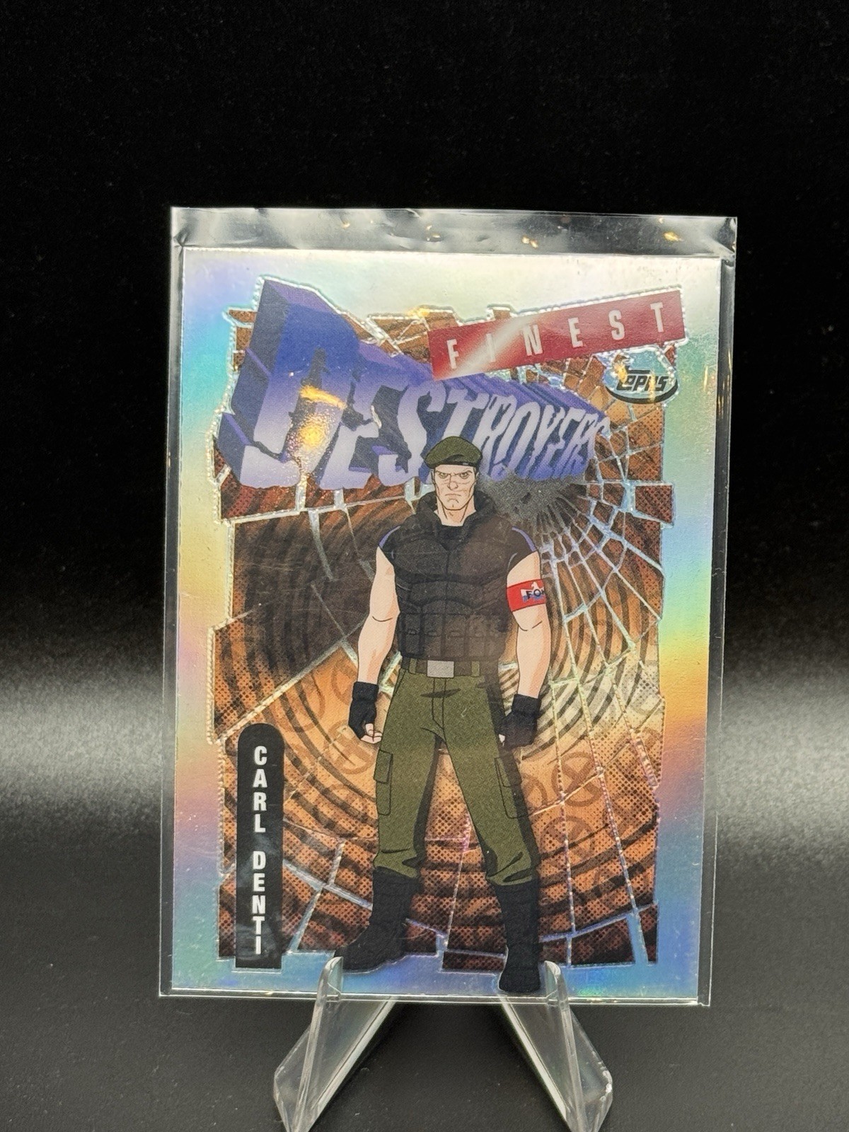 2025 Topps Finest X-Men '97 Destroyers #44 - CARL DENTI REFRACTOR