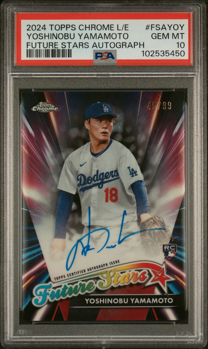2024 #FSAYOY YOSHINOBU YAMAMOTO 45/99 PSA 10 | eBay