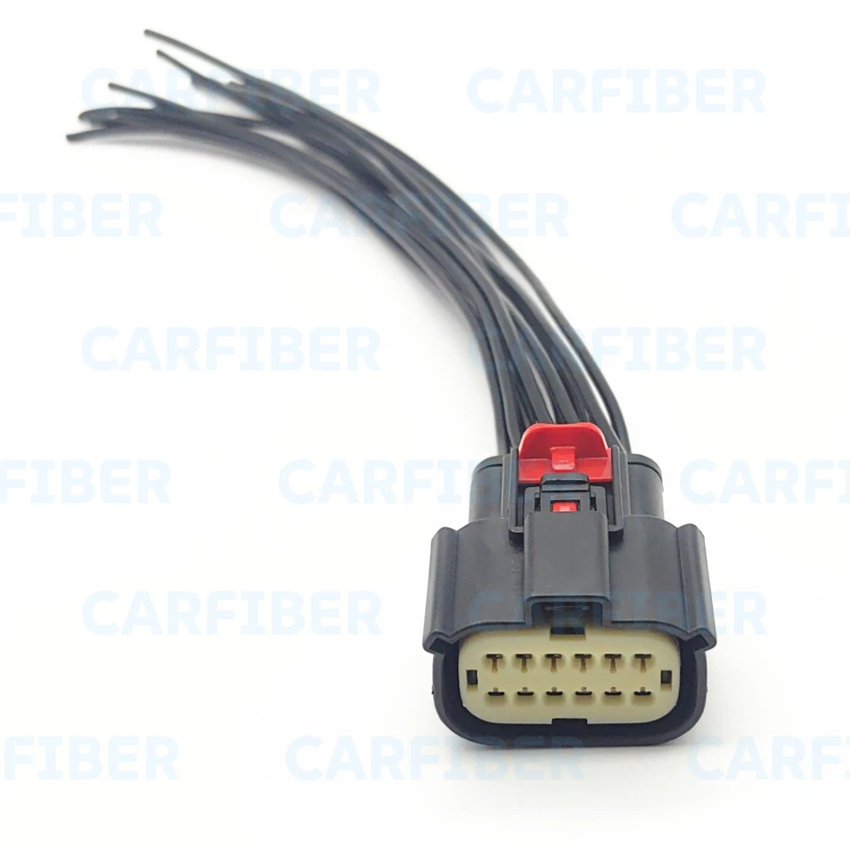 12-Way Front Headlamp Headlight Pigtail Connector Fits Chrysler 200 2015-2017 - Image 3 of 4