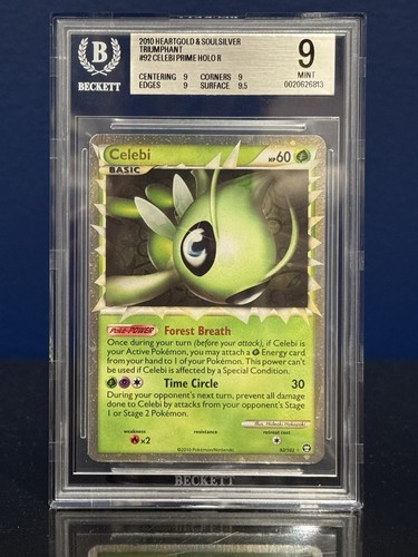 Celebi graded BGS 9 for sale on eBay