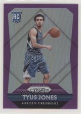2015-16 Panini Prizm Rookies Purple Prizm 9/99 Tyus Jones #324 2r7