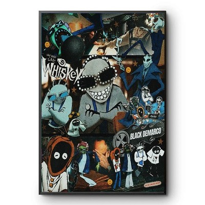 Asap Rocky Don t Be Dumb Whiskey Black Demarco Poster